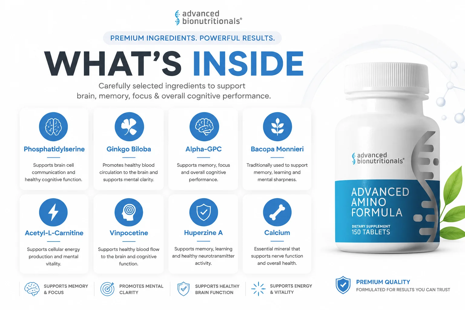 Advanced Amino Formula ingredients list