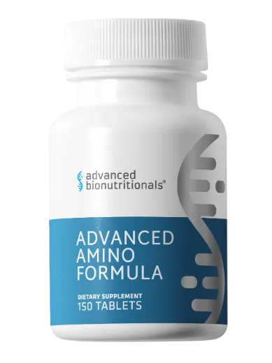 Advanced Amino Formula supplement bottle