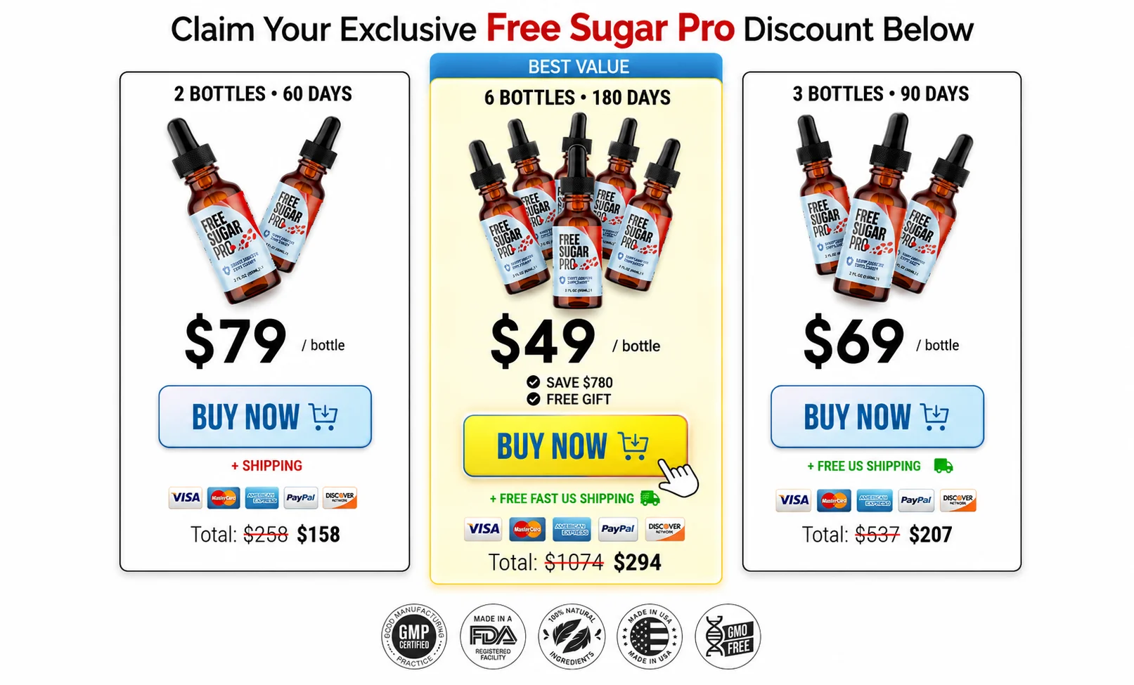Free Sugar Pro Official Pricing Packages