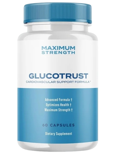 GlucoTrust German Version bottle displayed on a clean surface