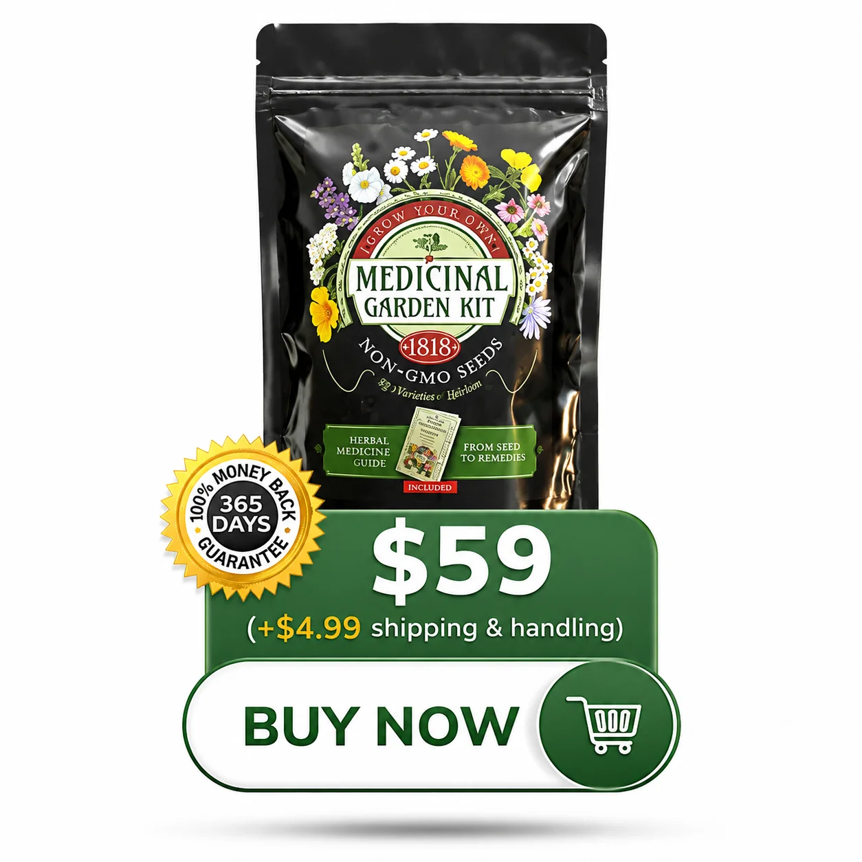 Medicinal Garden Kit pricing and bundle options