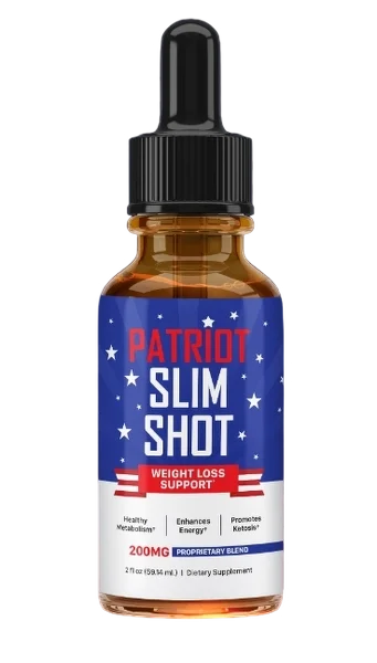 Patriot Slim Shot Liquid Supplement Bottle - Official Product Image