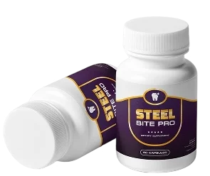 Steel Bite Pro Dental Health Supplement Bottle