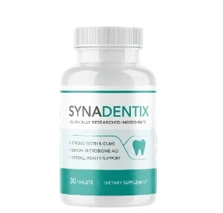 Synadentix oral health supplement bottle