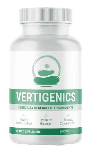 Vertigenics Inner Ear Support Supplement Bottle