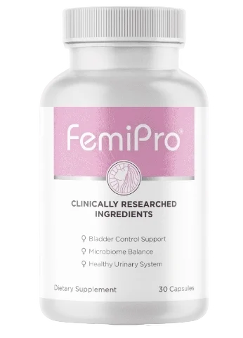 FemiPro Supplement Bottle for Women's Urinary and Vaginal Health